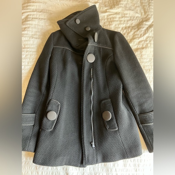 Soia and Kyo Wool Coat - Size XS - Black - Picture 2 of 10
